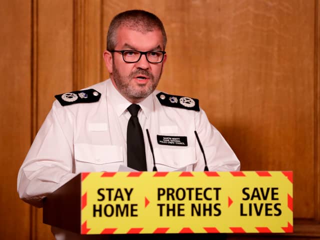 National Police Chiefs’ Council (NPCC) chairman Martin Hewitt could take over from Dame Cressida Dick. Photo: AFP via Getty 