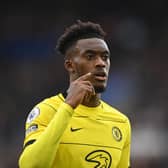 Callum Hudson-Odoi of Chelsea looks on during the Premier League match  (Photo by Michael Regan/Getty Images)