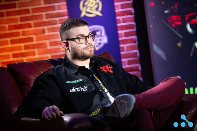 James Banks, a 31-year-old esports host from east London moved to Kyiv in 2019 for work. Credit James Banks