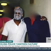 Gamal Turawa appeared on Good Morning Britain to discuss his film The Black Cop. Photo: ITV/The Black Cop