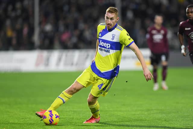 Dejan Kulusevski of Juventus during the Serie A match between US Salernitana v Juventus (Photo by Francesco Pecoraro/Getty Images)