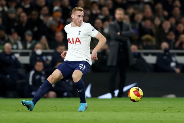 Dejan Kulusevski of Tottenham Hotspur controls the ball during the Emirates FA Cup (Photo by Paul Harding/Getty Images)