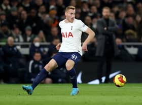 Dejan Kulusevski of Tottenham Hotspur controls the ball during the Emirates FA Cup (Photo by Paul Harding/Getty Images)