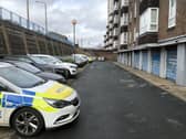 The Willows block in Plumstead, where a woman was found dead in her home on Valentine’s Day. Credit:  SWNS