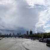 The London Eye has been closed due to Storm Eunice. Photo: Getty
