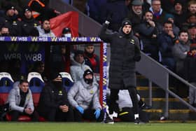  Thomas Tuchel, Manager of Chelsea reacts during the Premier League match (Photo by Ryan Pierse/Getty Images)