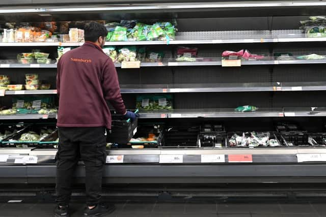 In Sainsbury’s Leoaai Elghareeb also threw eggs and swore at staff and customers, Isleworth Crown Court heard. Credit: JUSTIN TALLIS/AFP via Getty Images