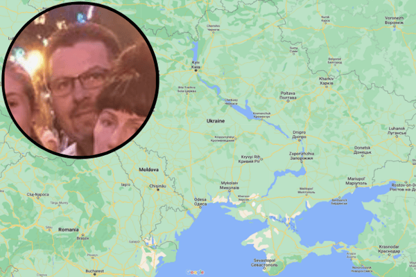 Daniel Cojoc said he is ‘not afraid’ of going to Ukraine to rescue his mother-in-law. Photo: Supplied/Google Maps