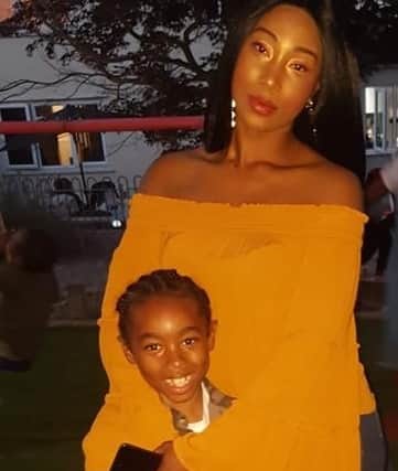 Sasha Johnson and son Cavali. Photo: Supplied via Met Police