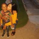 Sasha Johnson and her seven-year-old son Mykell. Photo: Supplied via Met Police
