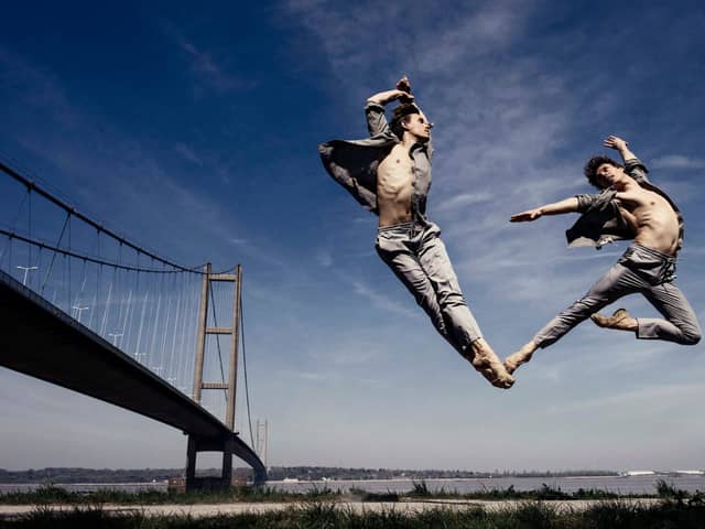 Laurie (left) and Joshua (right) are the Ballet Twins. Credit: Andy Weekes