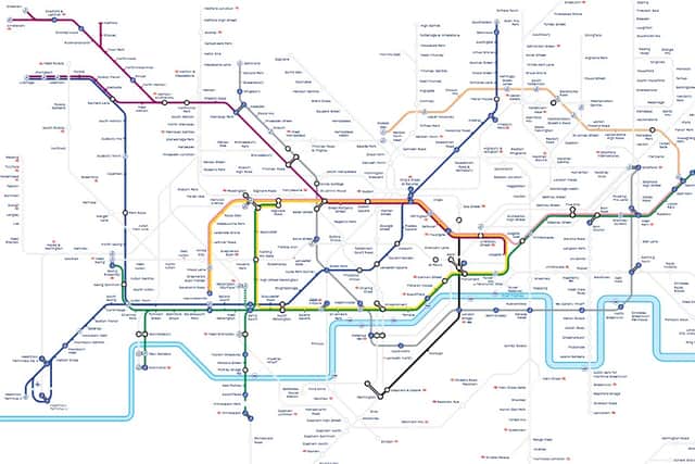 The coloured Tube lines are still hit by closures or delays, the day after the Tube strikes. Credit: TfL