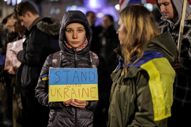 People in London show solidarity with UK (Image: Getty Images)