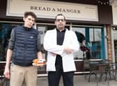 Bertrand Kerleo and Fouad Saber, owners of Bread a Manger. Photo: SWNS