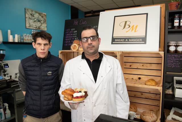 Bertrand Kerleo and Fouad Saber owners of Bread a Manger. Photo: SWNS