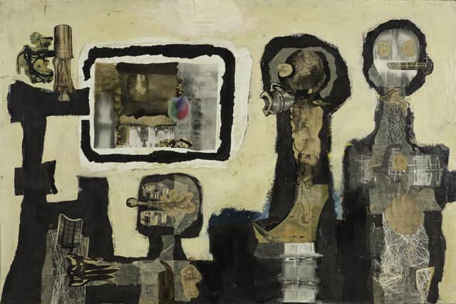 John McHale, First Contact, 1958. Credit: Estate of John McHale