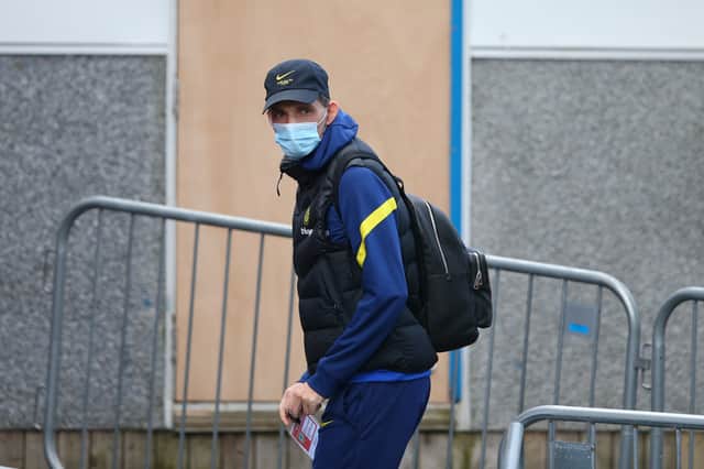 Thomas Tuchel, Manager of Chelsea arrives at the stadium prior to the Premier League match (Photo by Alex Livesey/Getty Images)