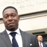Rapper Dizzee Rascal at Croydon Magistrates Court, charged with assaulting a woman at an address in south London. Credit: Tony Kershaw/ SWNS
