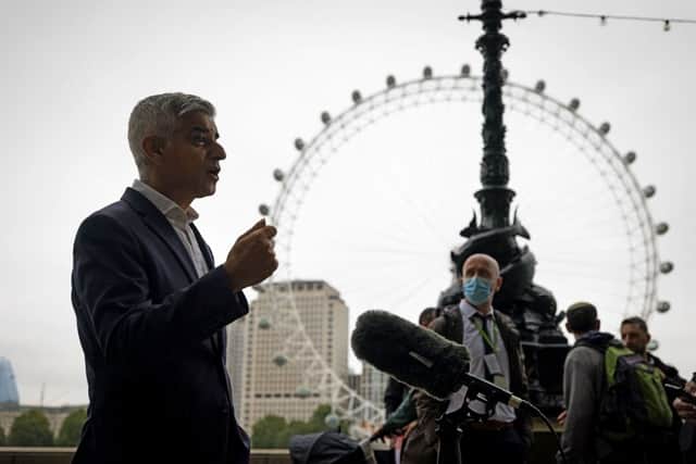 Mayor of London Sadiq Khan. Credit: TOLGA AKMEN/AFP via Getty Images