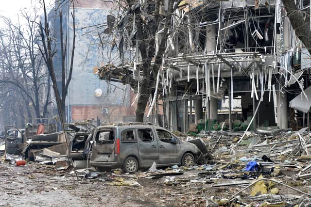 Kharkiv is under constant shelling