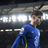 Kai Havertz of Chelsea looks on after being substituted during the Premier League match (Photo by Shaun Botterill/Getty Images)