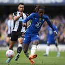 Newcastle were not given a penalty for Chalobah’s challenge on Murphy. 