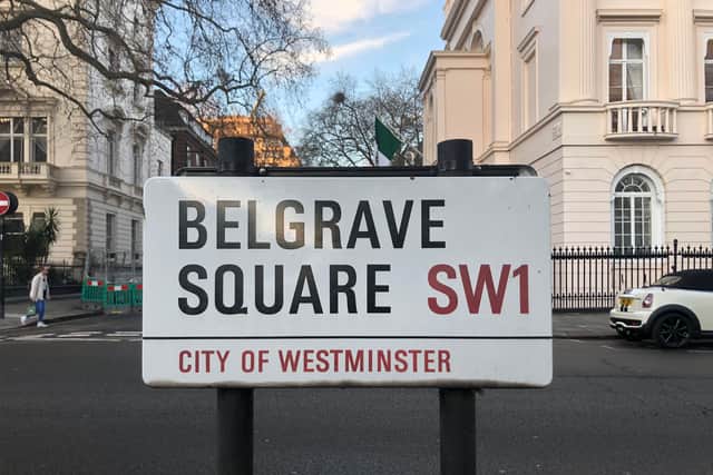 Belgrave Square in SW1. Photo: LondonWorld