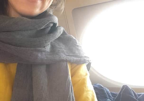 Nazanin Zaghari-Ratcliffe shares a photo of herself on board her flight home to the UK. Credit: Nazanin Zaghari-Ratcliffe