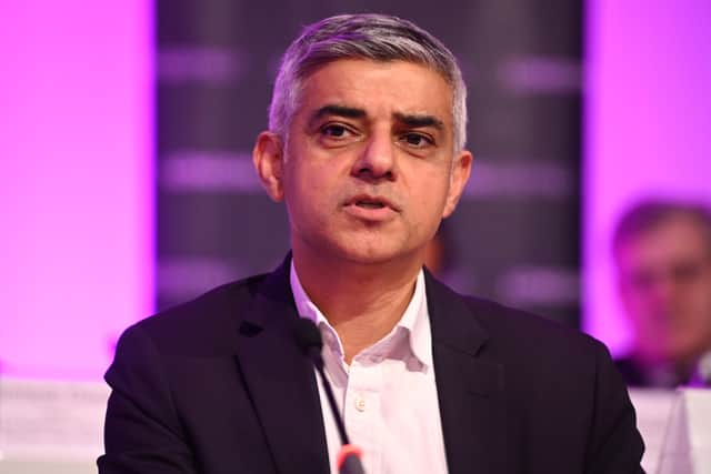 London mayor Sadiq Khan. Photo: Getty