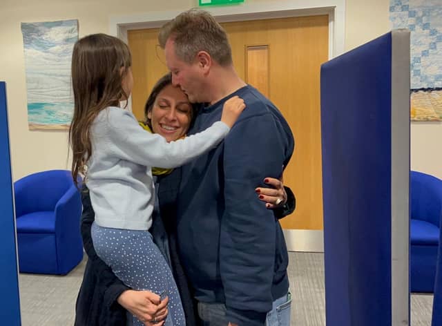 Nazanin Zaghari-Ratcliffe reunited with her husband Richard and daughter Gabriella