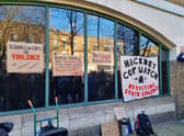 The Child Q protest at Stoke Newington police station. Credit: LW