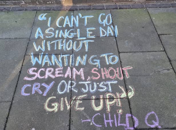 <p>Child Q protest. Credit: LW</p>