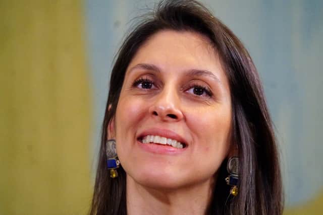 Nazanin Zaghari-Ratcliffe at first press conference since release