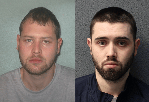 David Kelly, left, and brother Alan Kelly, right. Photo: Met/SWNS
