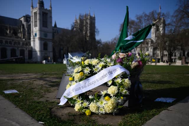 Memorial service of Westminster attack