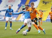 Lewis-Potter tackles Nico Gordon in Trophy match, March 2022