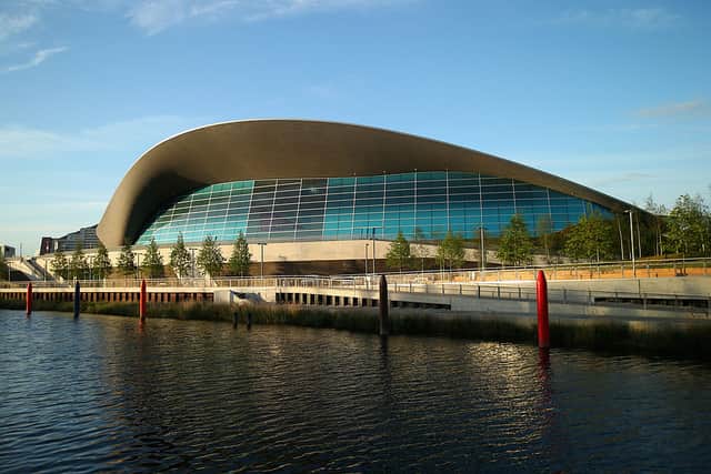 London Aquatic Centre at the Olympic Park in Stratford. (Photo by Clive Rose/Getty Images)