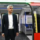 Sadiq Khan at the Siemens Mobility site in Goole.