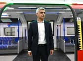 Sadiq Khan at the Siemens Mobility site in Goole.