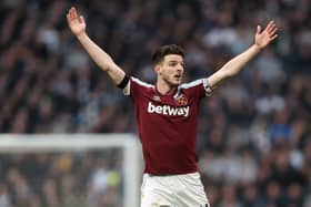 West Ham’s Declan Rice. 