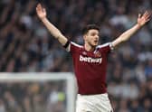 West Ham’s Declan Rice. 