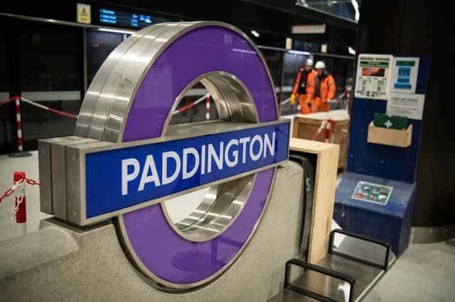 Paddington Elizabeth line station. Credit: Leon Neal/Getty Images