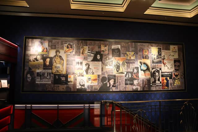 The cinema features 1930s style decor. Photo: LW