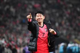 South Korea and Tottenham star Son Heung-min.