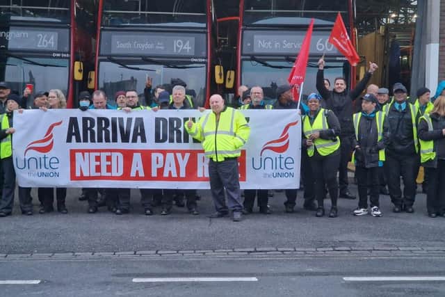 Around 30 bus routes will be affected by 48-hour strike action taken by south London bus drivers in a dispute over pay.