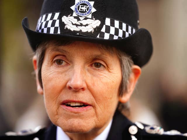 Metropolitan Police Commissioner Cressida Dick. Credit: VICTORIA JONES/POOL/AFP via Getty Images