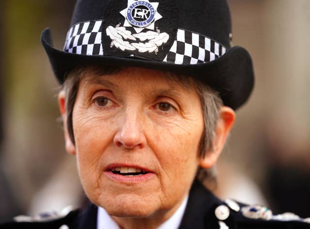 Metropolitan Police Commissioner Cressida Dick. Credit: VICTORIA JONES/POOL/AFP via Getty Images