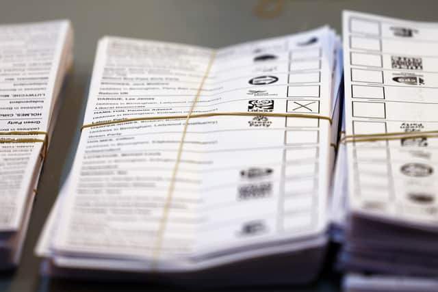 Ballot papers ahead of an election. Photo: Getty