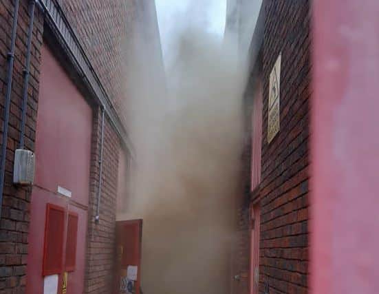 Firefighters are tackling a blaze at an electrical substation. Photo: London Fire Brigade