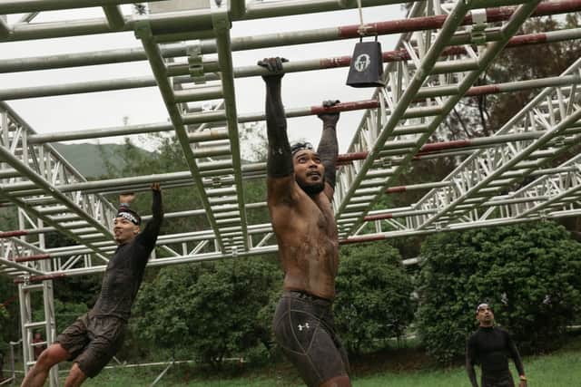 Do you have what it takes to complete the Monkey Bars? (Not my gym)